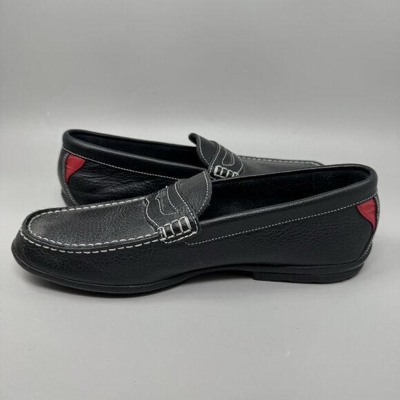 Footjoy Club Penny Loafer Men\'s 11 M Black Leather Casual Slip On Shoes 79047 main image 7